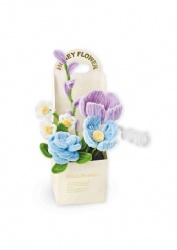 Pipe cleaner DIY flower set