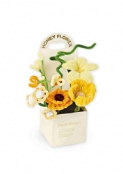 Pipe cleaner DIY flower set