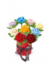 Pipe cleaner DIY flower set