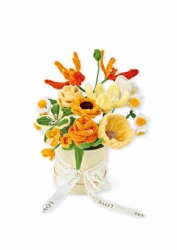 Pipe cleaner DIY flower set