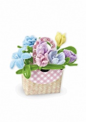 Pipe cleaner DIY flower set