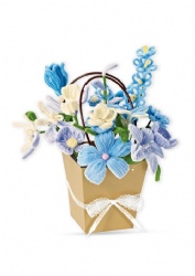 Pipe cleaner DIY flower set