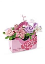 Pipe cleaner DIY flower set