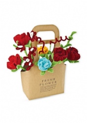 Pipe cleaner DIY flower set