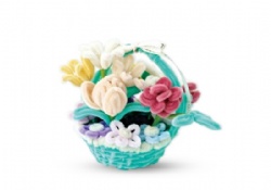 Pipe cleaner DIY flower set