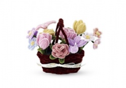 Pipe cleaner DIY flower set