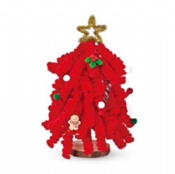 Pipe cleaner DIY Christmas tree set