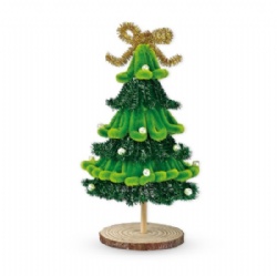 Pipe cleaner DIY Christmas tree set