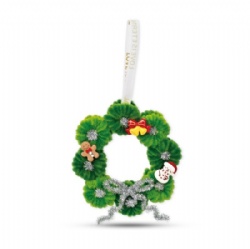 Pipe cleaner DIY Christmas wreath set
