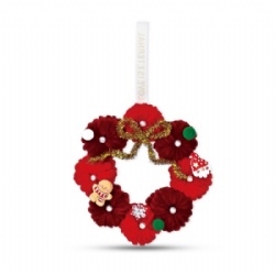 Pipe cleaner DIY Christmas wreath set