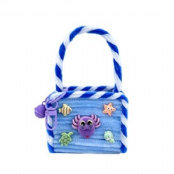 Pipe cleaner DIY fluffy bag set