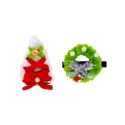 Pipe Cleaner DIY Christmas Hair Clip Set
