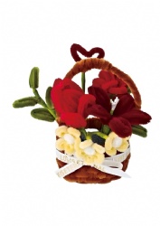 Pipe cleaner DIY flower set