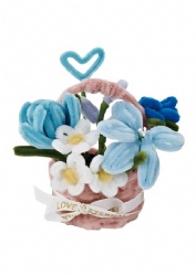 Pipe cleaner DIY flower set