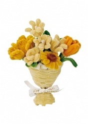 Pipe cleaner DIY flower set