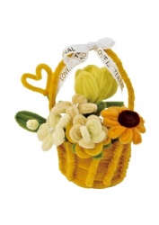 Pipe cleaner DIY flower set