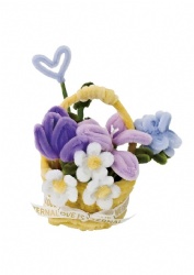 Pipe cleaner DIY flower set