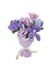Pipe cleaner DIY flower set