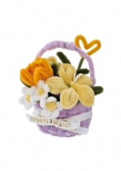 Pipe cleaner DIY flower set